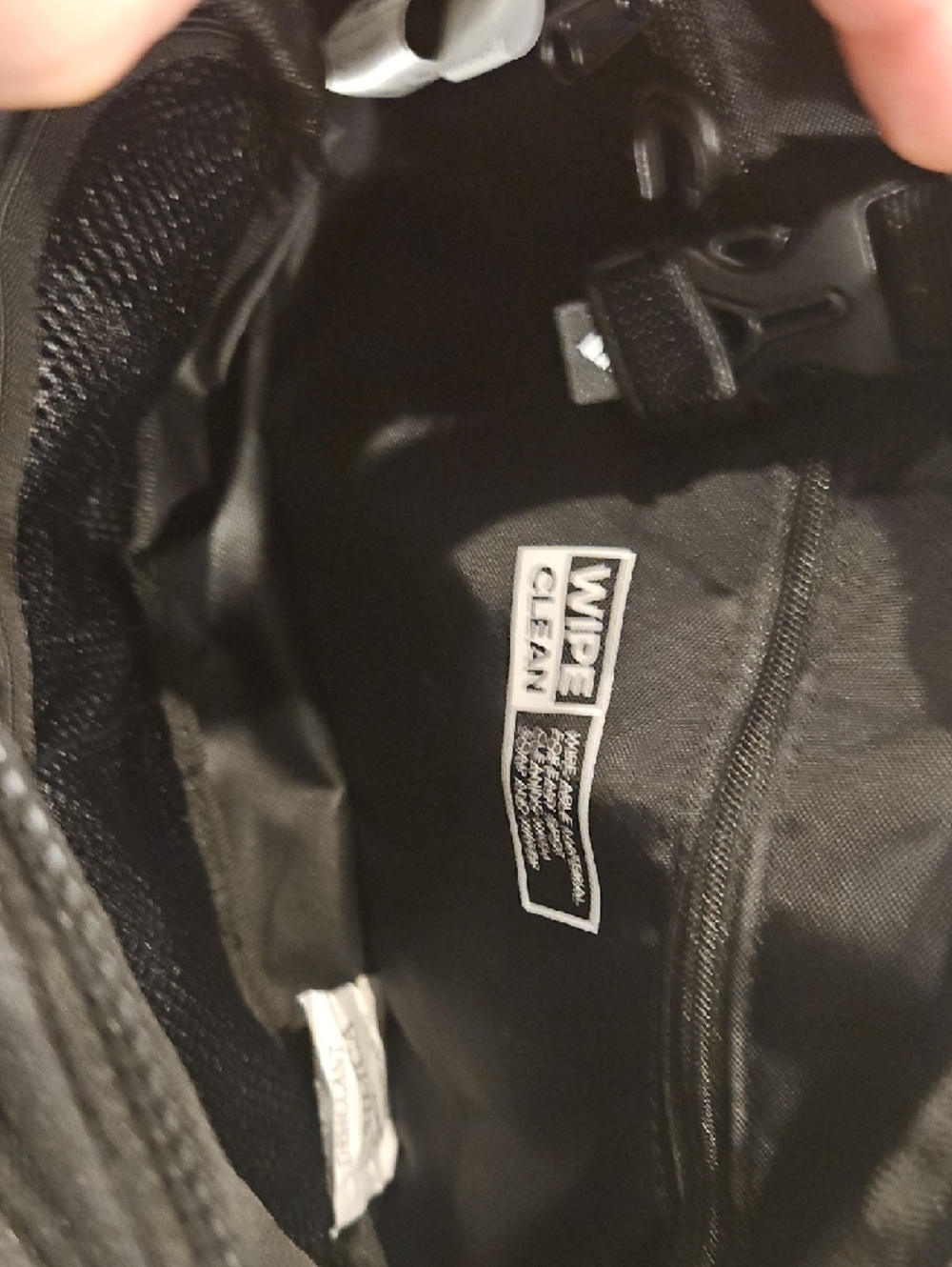 adidas Black Sling Belt Bag with Front Buckle - Picture 2 of 3